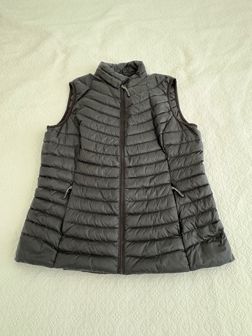 32 Degrees Packable Quilted Down Blend Puffer Vest Black L
